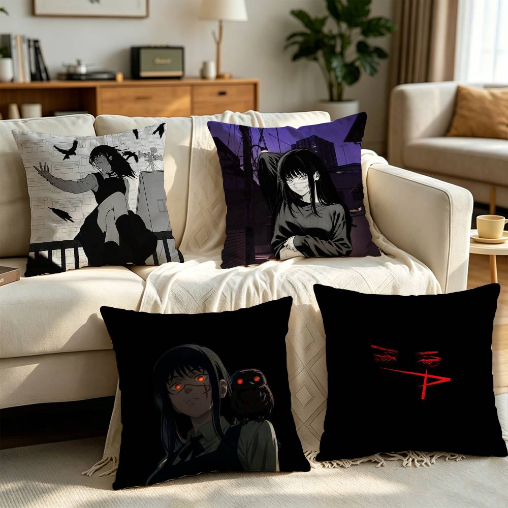 Home Textiles Definition - C-Chainsaw M-Mitaka A-Asa Man Pillow cover