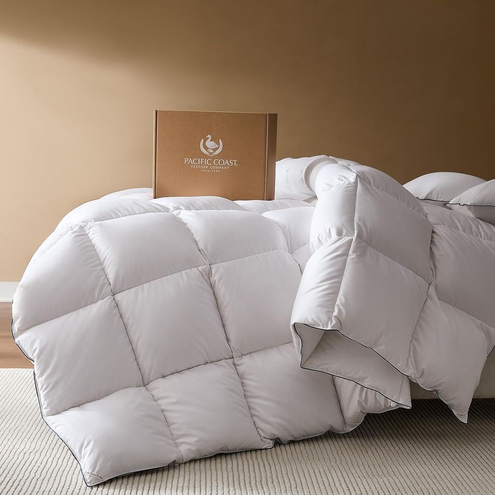 Duvet Insert White - Goose eather Down iber Comorters Queen