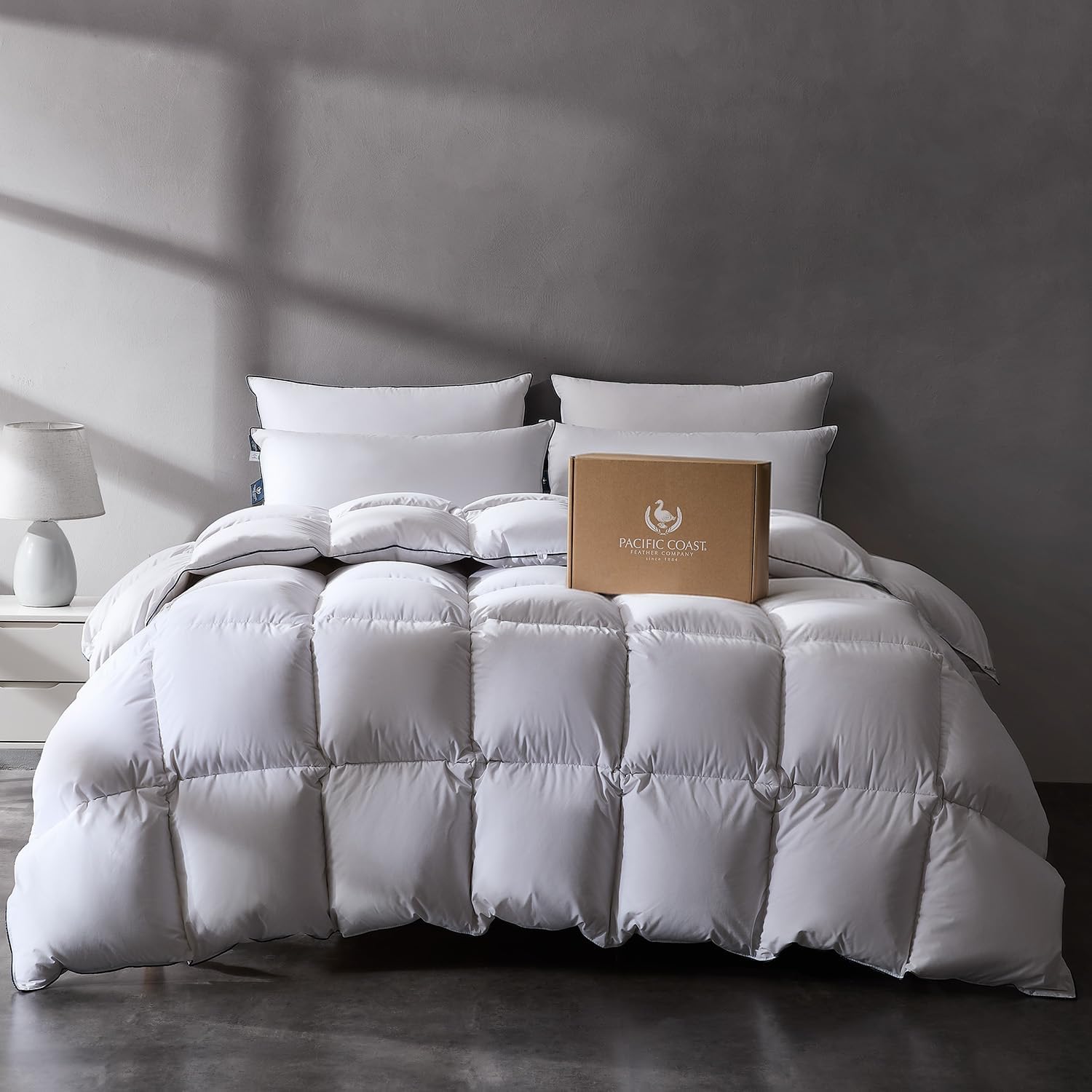 Duvet Insert White - Twin White Goose Feather Down Fiber