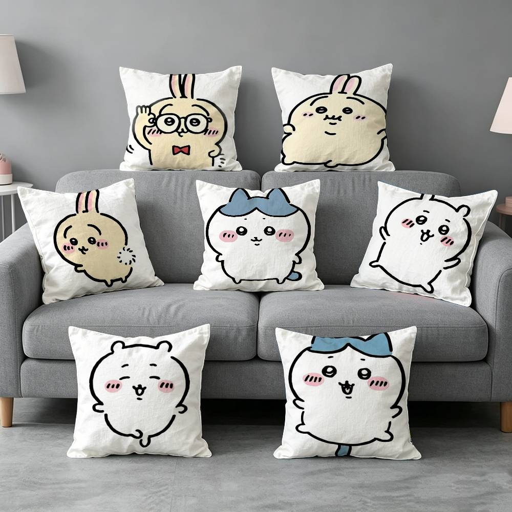 Home Textiles Definition - Cute Usagi Hachiware Ushachi-i Pillow cover