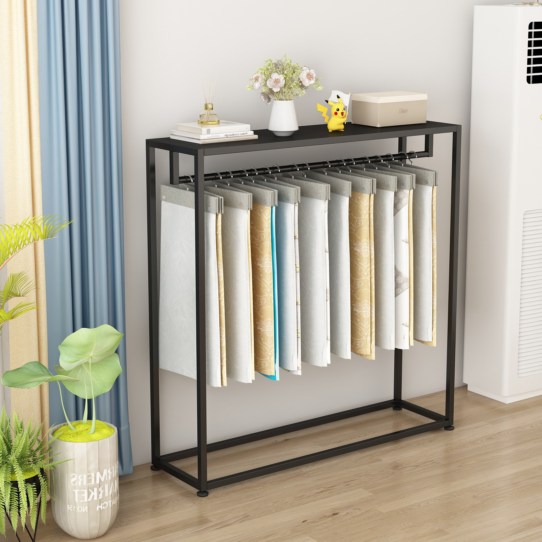 Curtain elevator display rack  - Home Textiles Exhibition recension och pris