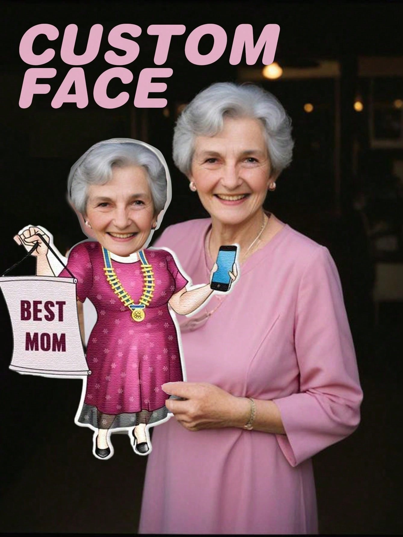 1pc Custom Face Pillow Persona - Home.Textiles Cushion recension och pris