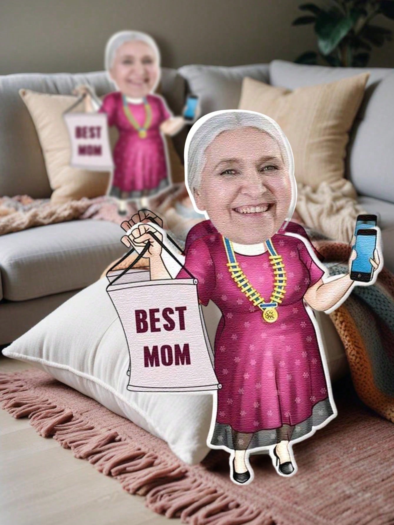 1pc Custom Face Pillow Persona - Home.Textiles Cushion recension och pris