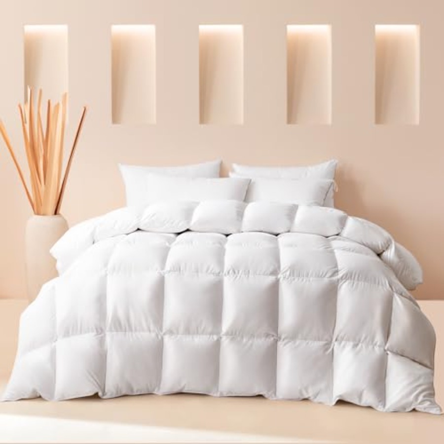 King Size Feather Down Fiber C - Duvet Insert White recension och pris