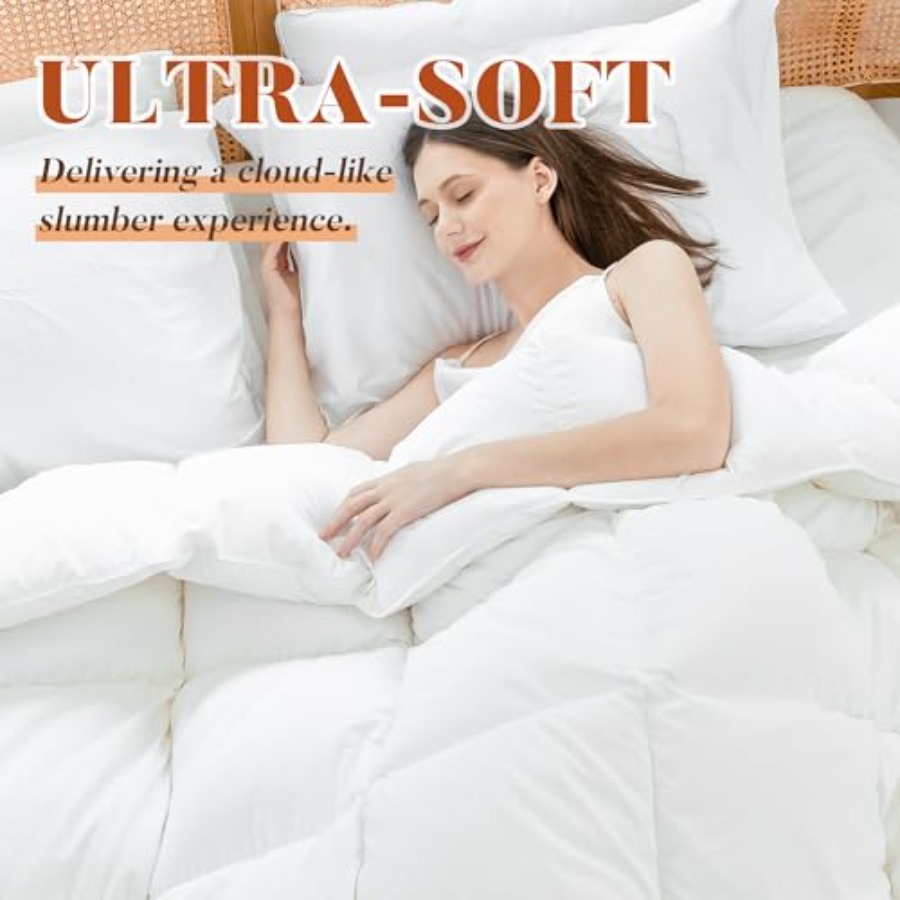 King Size Feather Down Fiber C - Duvet Insert White recension och pris