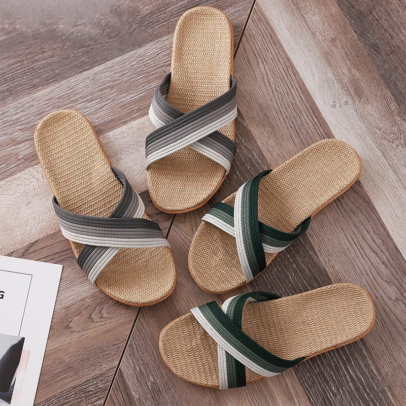 2026 New Linen Slippers for Me - Home Textile recension och pris