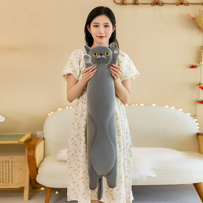 50~110cm Squishy Cat Long Doll - Bolster Pillow Long recension och pris