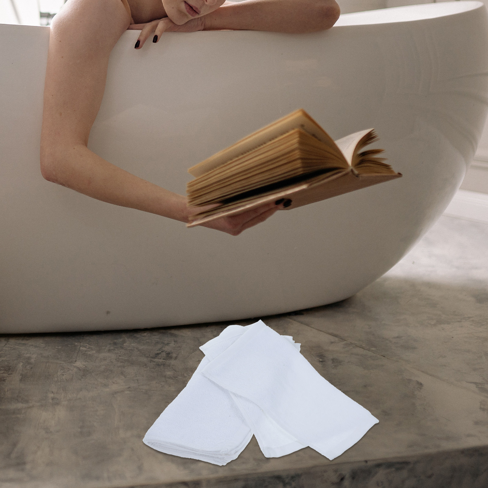 5Pcs Cotton Washcloths Absorbe - Home Textiles Pakistan recension och pris