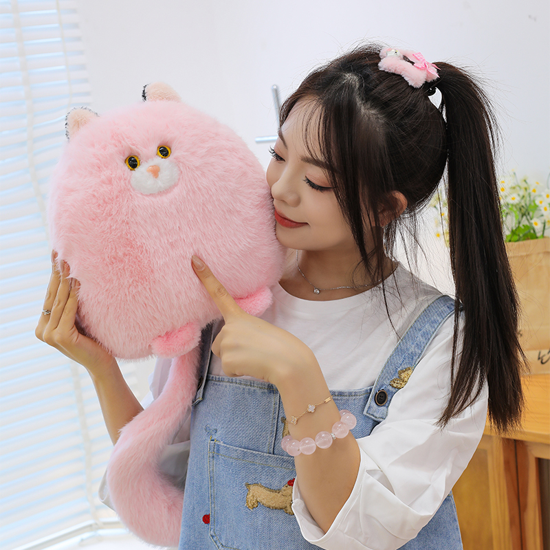 Cute Chubby Cat Dolls Plush To - Bolster Pillow Long recension och pris