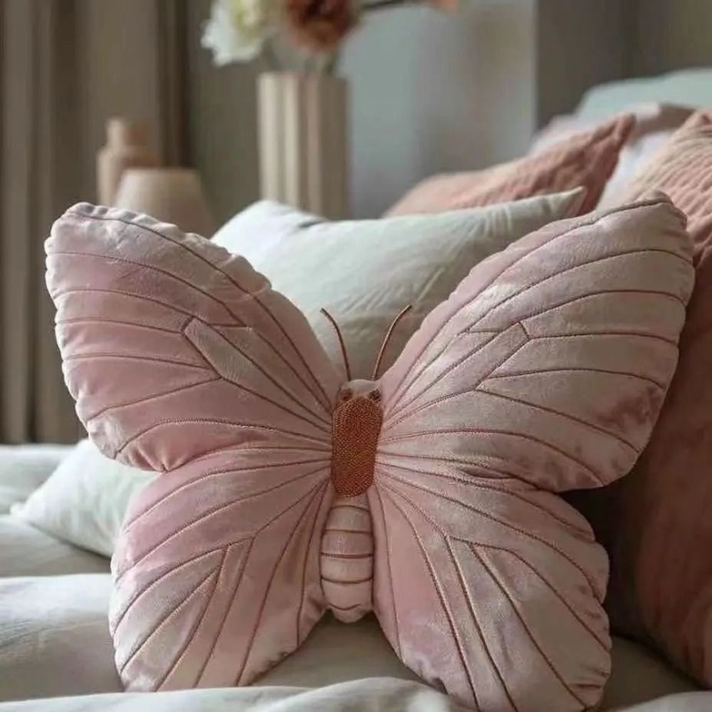 New Cute Butterfly Pillow Fash - Home.Textiles Cushion recension och pris