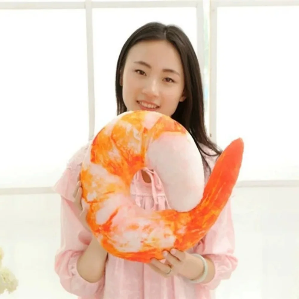 40cm Creative Simulated Shrimp - Home.Textiles Cushion recension och pris