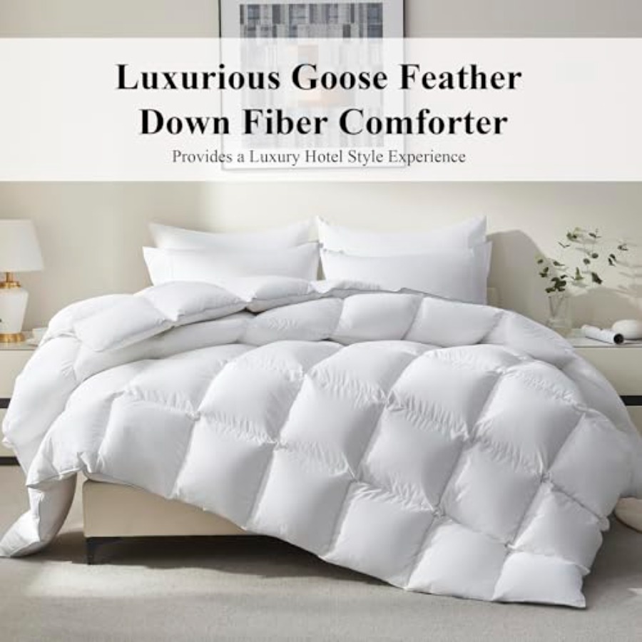 Goose Feather Down Fiber Comfo - Duvet Insert White recension och pris