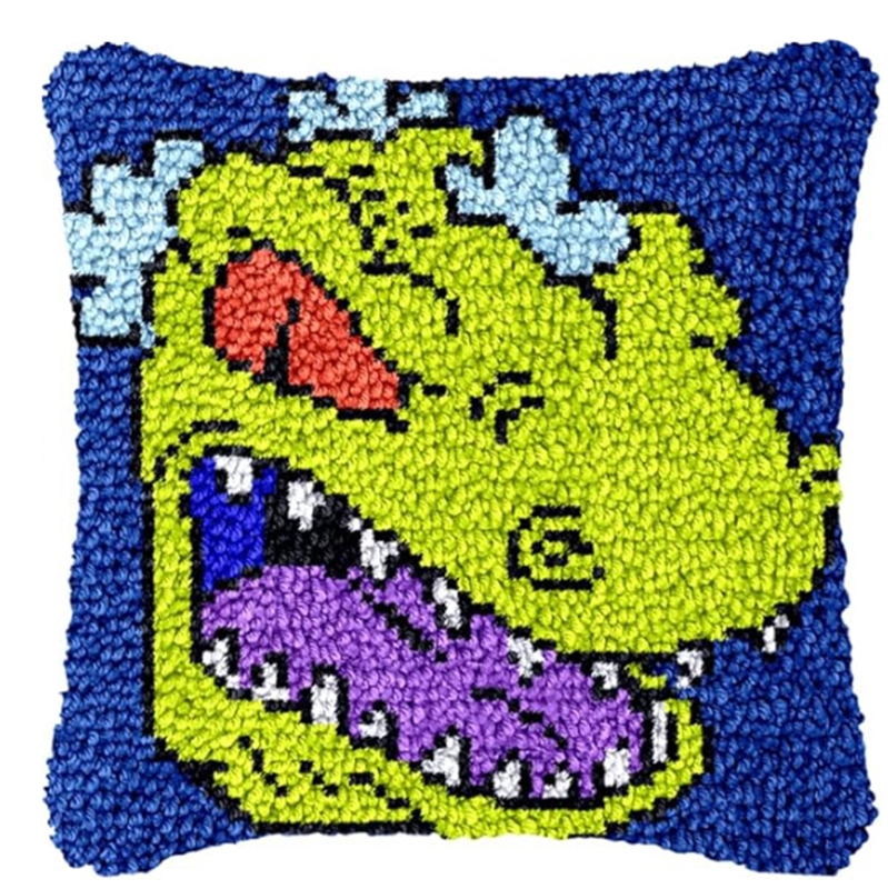 Dinosaur Latch Hook Pillow Kit - Home.Textiles Cushion recension och pris