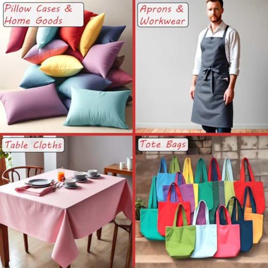 Poly Cotton Fabric for Sewing  - Home Textile recension och pris