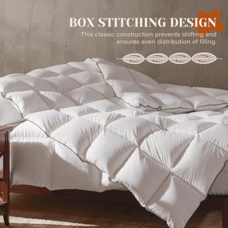 Goose Feather Down Fiber Cotto - Duvet Insert White recension och pris