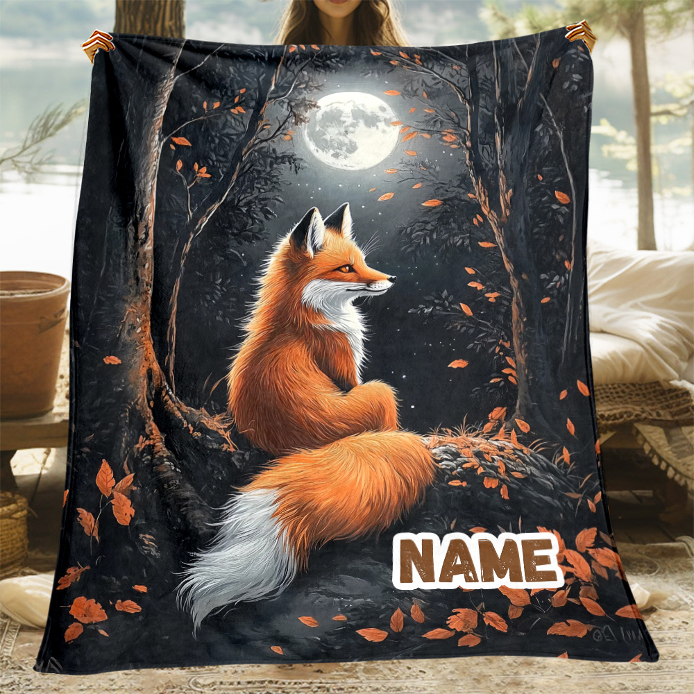 Personalized fox pattern high- - Home Textiles Definition recension och pris