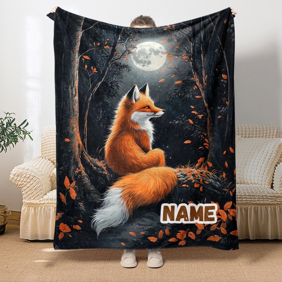 Personalized fox pattern high- - Home Textiles Definition recension och pris