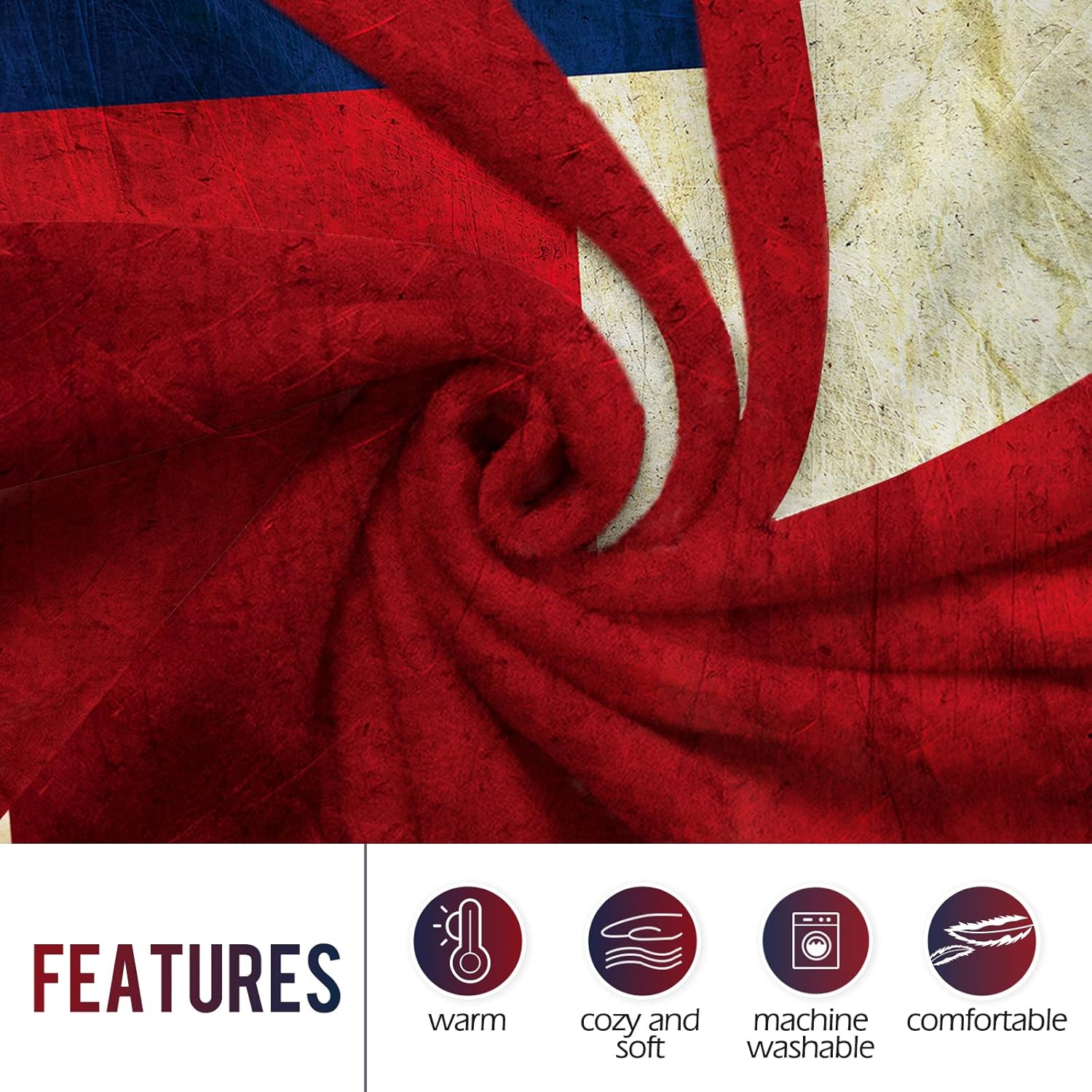 Levens Texas Flag Throw Blanke - Home Textile recension och pris
