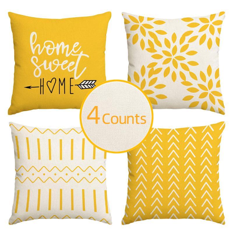 Geometric Pattern Pillow Case  - Home.Textiles Cushion recension och pris