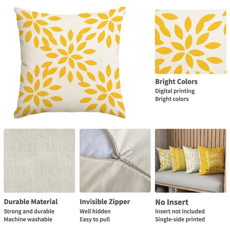 Geometric Pattern Pillow Case  - Home.Textiles Cushion recension och pris