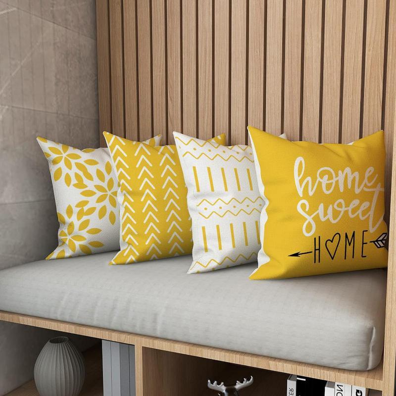 Geometric Pattern Pillow Case  - Home.Textiles Cushion recension och pris