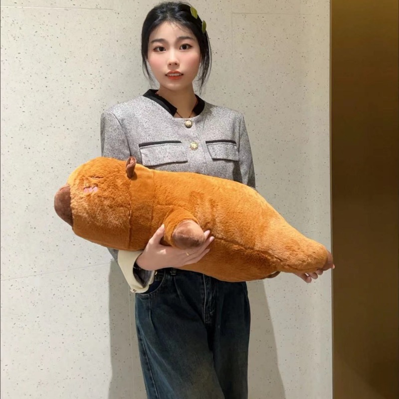 45/65cm Cute Stuffed Capybara  - Bolster Pillow Long recension och pris