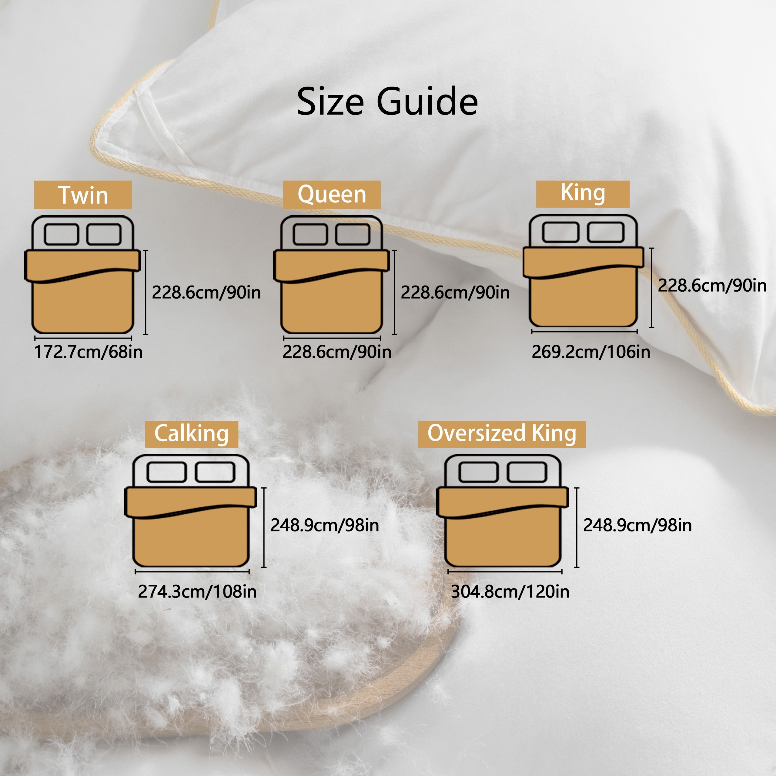 usLuxurious Goose Down Comfort - Duvet Insert White recension och pris