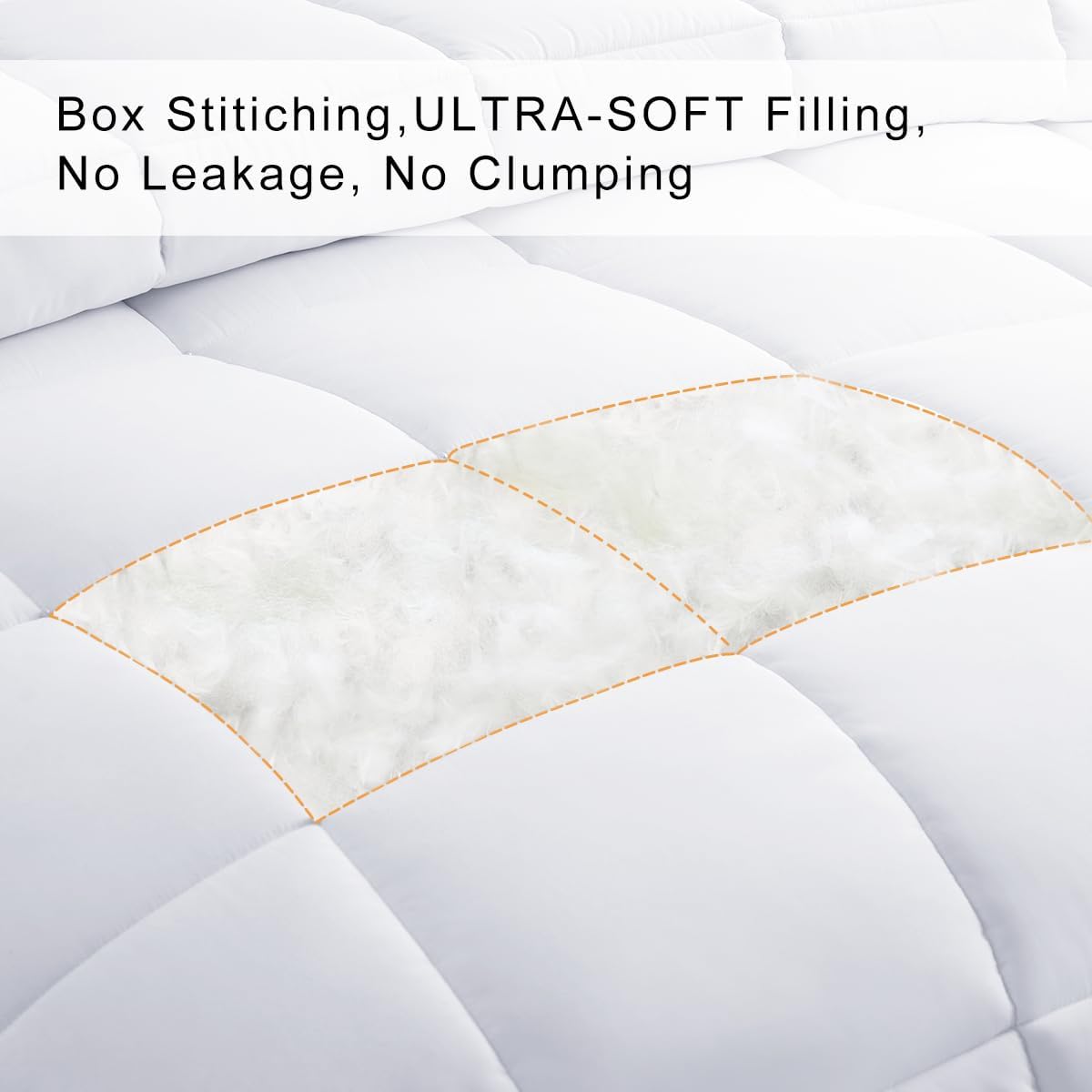 Oversized King Comforter, All- - Duvet Insert White recension och pris