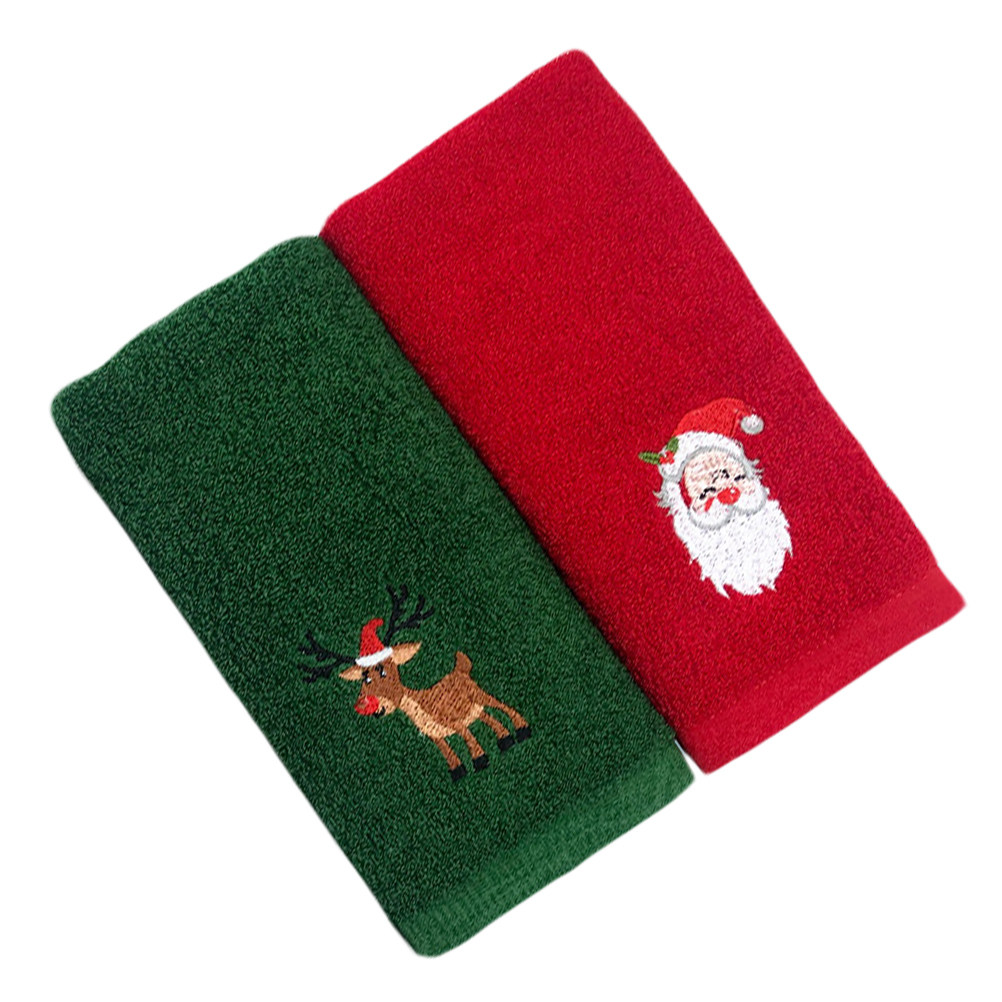 2pcs Embroidery Towel Set Chri - Home Textiles Pakistan recension och pris