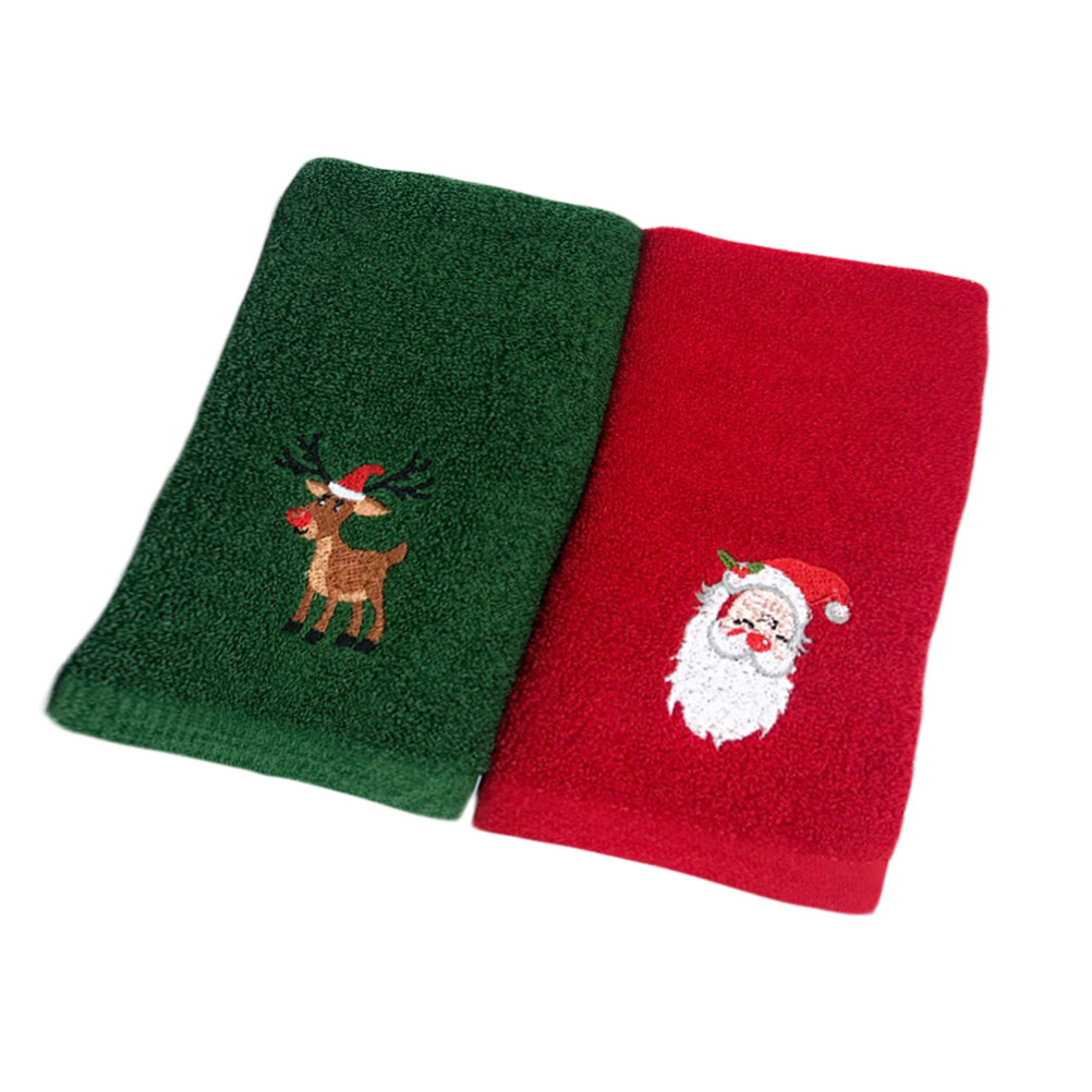 2pcs Embroidery Towel Set Chri - Home Textiles Pakistan recension och pris