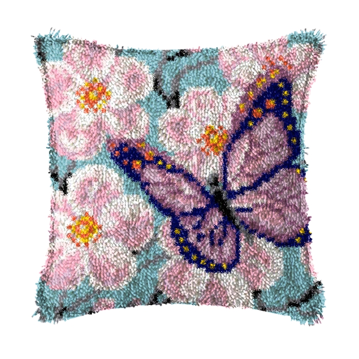 DIY Cute Animal Latch Hook Kit - Home.Textiles Cushion recension och pris