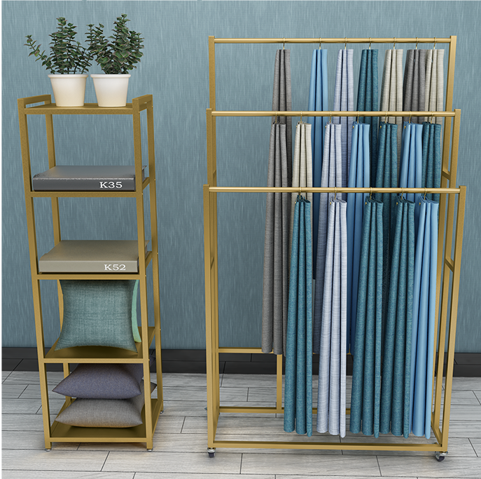 Mobile curtain display frame s - Home Textiles Exhibition recension och pris
