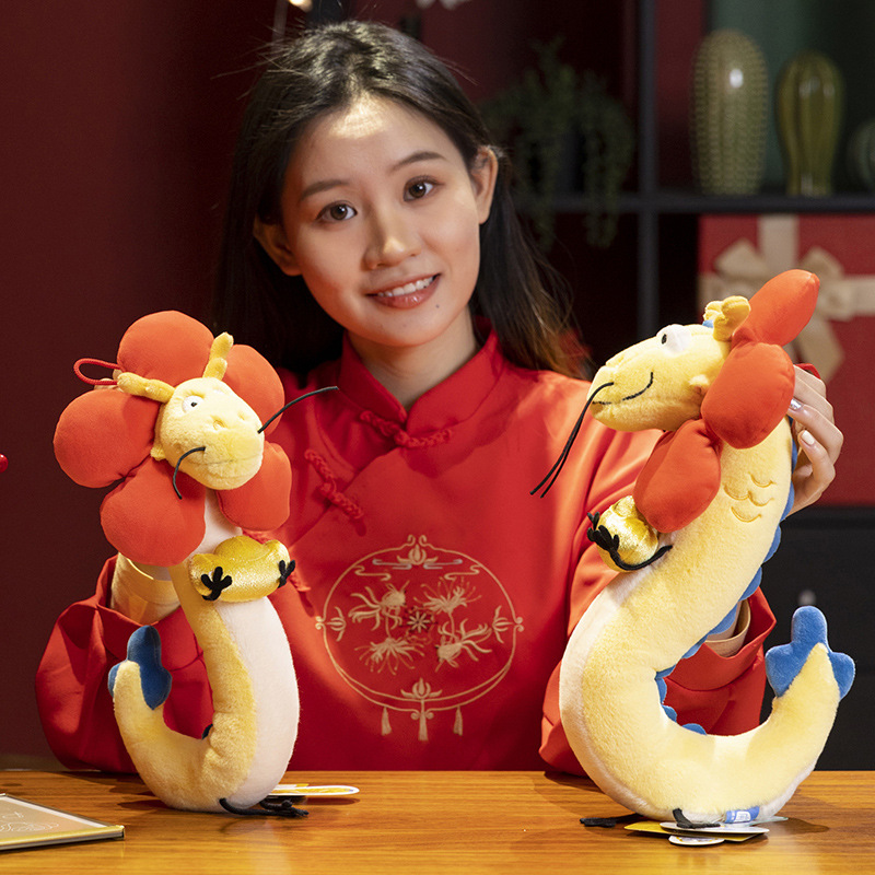 New Year Dragon Doll Soft Long - Bolster Pillow Long recension och pris