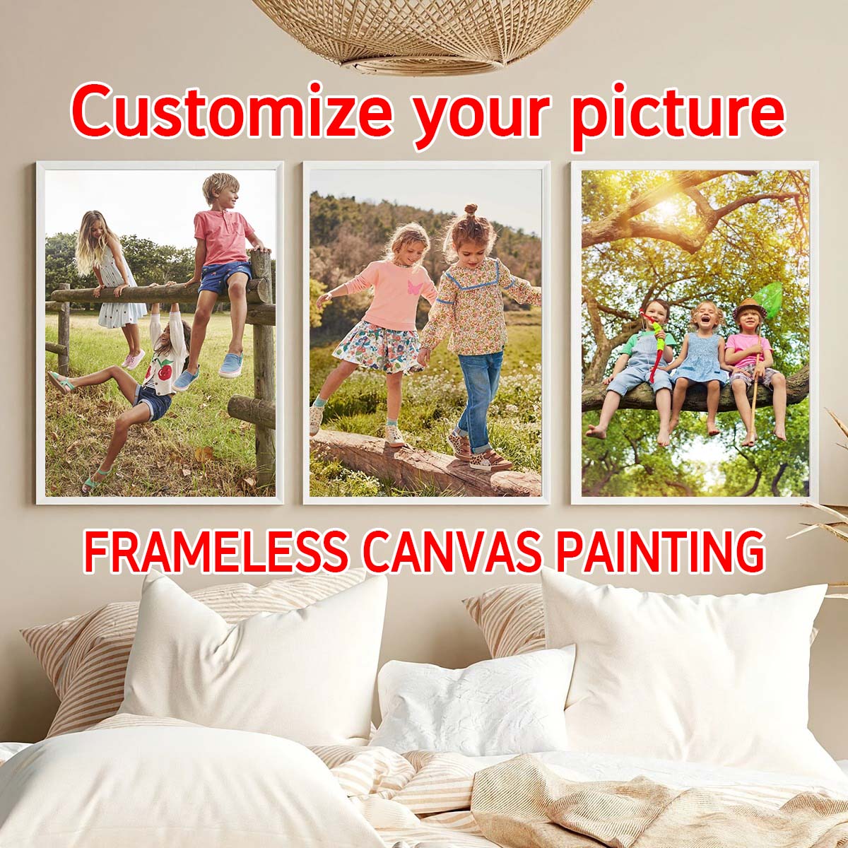 Custom photo canvas printing,  - Home Textile recension och pris