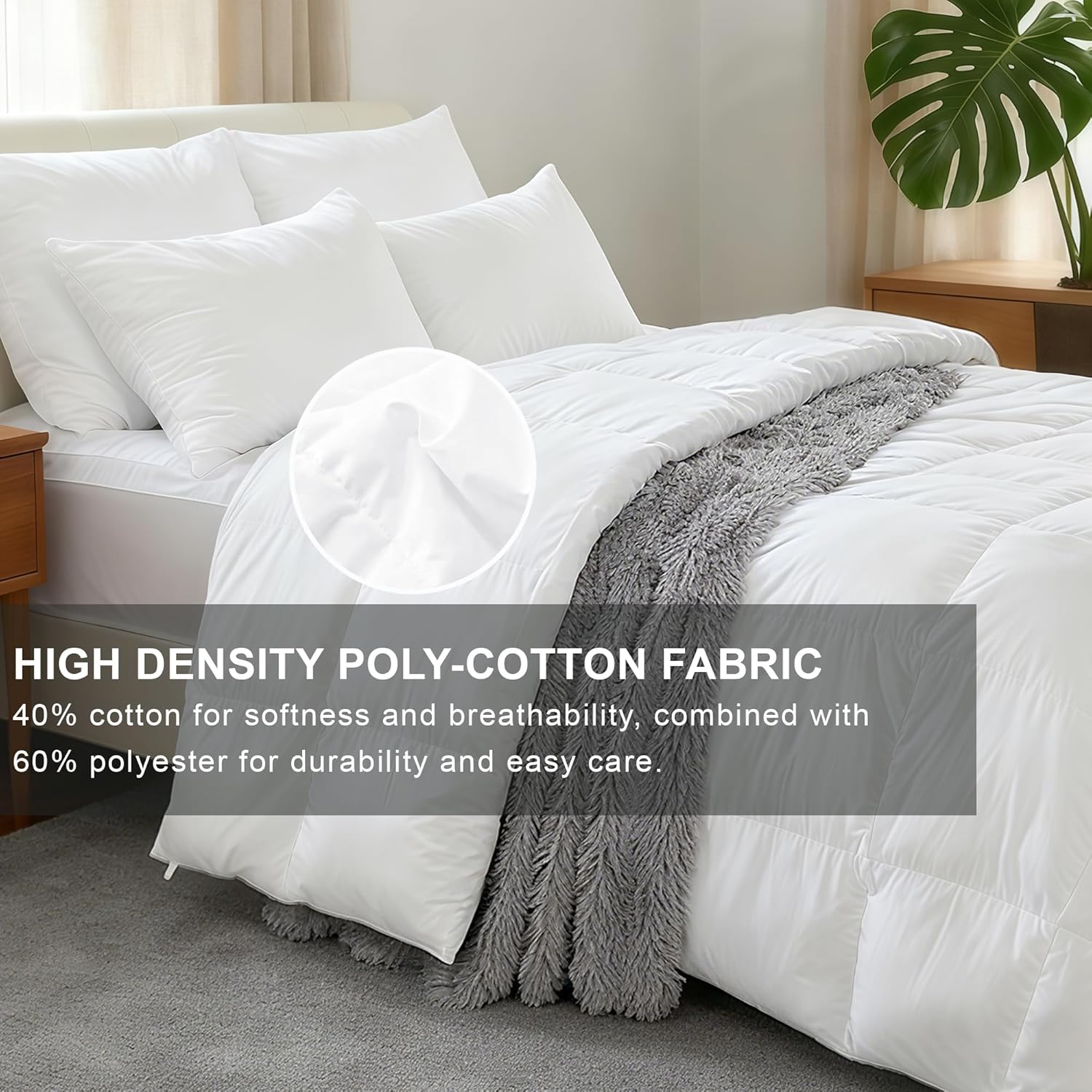 All-Season Goose Feather Down  - Duvet Insert White recension och pris